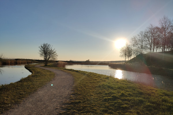 zonsondergang sluis